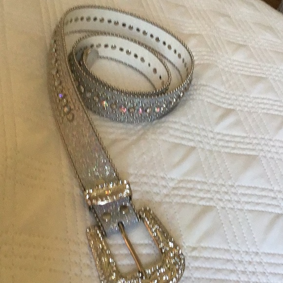 Sparkling Silver Rhinestone Belt - Picture 2 of 7